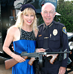 margo schwab and SDPD Chief William Lansdowne